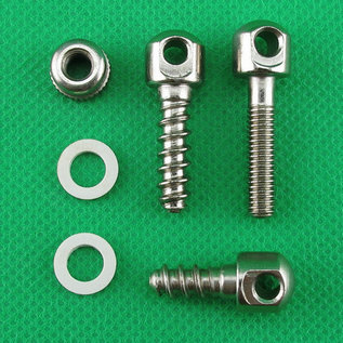 Nickel Plated Silver Color 115 Woodscrew kits