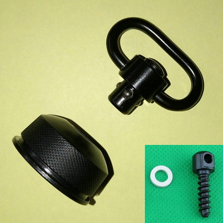 1.25in Push Button Quick Release Swivel Cap Set, REM EXP 12GA