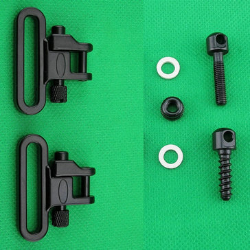 1.25 inch Black Quick Detach Casting Steel Swivel kit