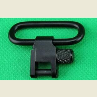 1.25in Black Metal Stud Quick Detach Super Metal Swivel