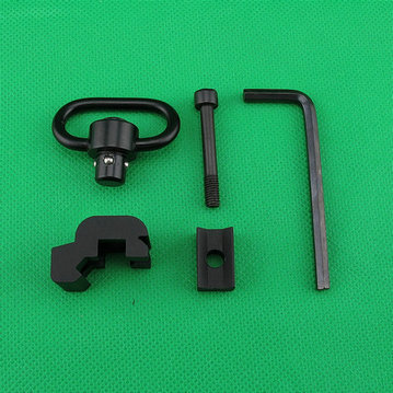 20mm Picatinny Rail Mounts with TS-100 BL 1.25inch Heavy Duty Quick Change Swivel