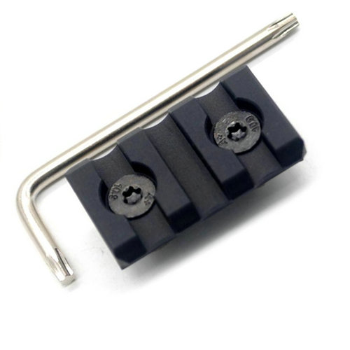 3 Slot MLok Rail Picatinny Riser for M-lok Handguard