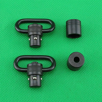 110 1inch Bolt Action Rifle Swivel Kit, w/ Push Button Quick Release Swivels